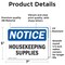 Signmission Housekeeping Supplies, 7 in W x Rectangle, Vinyl Decal OS-2PACK-NS-D-57-L-13553 - alternate 5